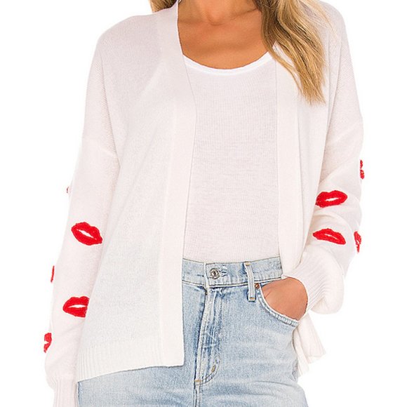 27 Miles 0 Cashmere Esme Lips Sweater 